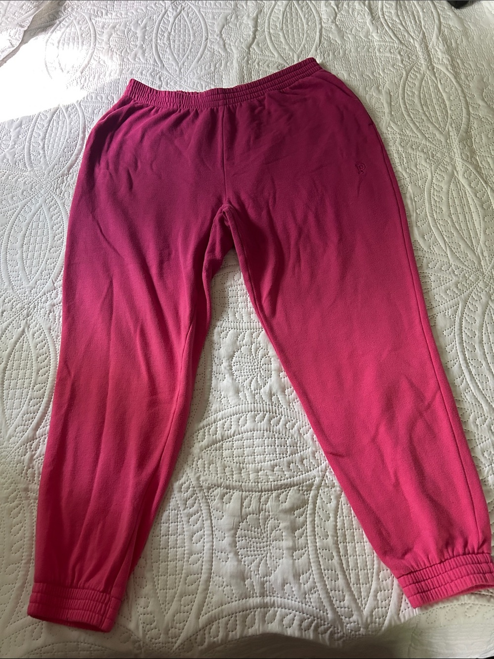 Victoria’ Secret Pink Ombré Jogger Sweatpants Size XL
